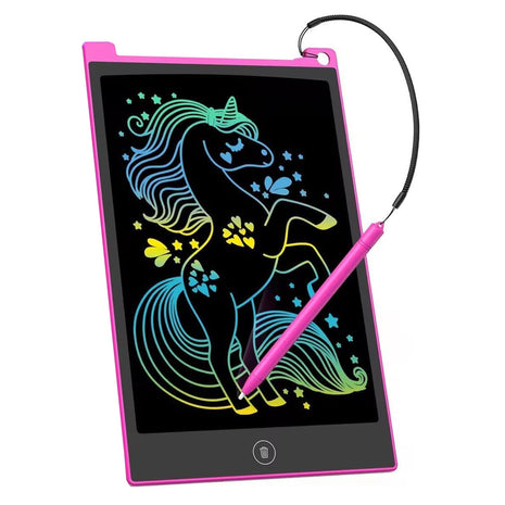 SNAPTRON Return Gifts for Birthday for Kids Party 1pc LCD Color Writing Pads for Study/Digital, Drawing Tablets Screen 3 4 5 6 Years Old Magic Slate in Combo Best Erasable Board Set for Girls Toys 