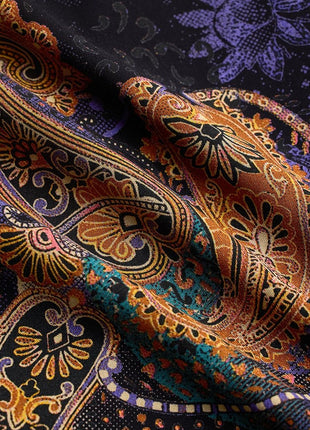 SNITCH Black Printed Box Fit Half Sleeve Oversized Shirts 