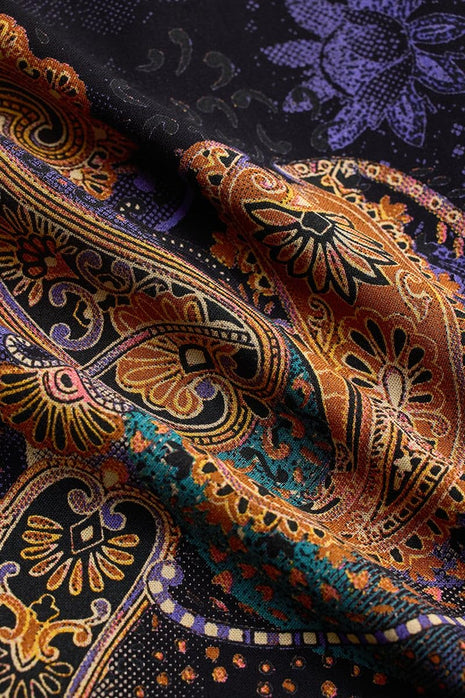 SNITCH Black Printed Box Fit Half Sleeve Oversized Shirts 