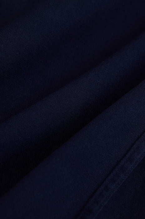 SNITCH Navy Slim Fit Solid Oxford Shirts 