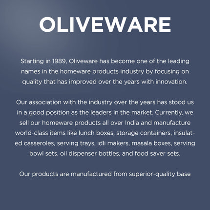 SOPL-OLIVEWARE Teso Pro Lunch Box with Cutlery, 3 Microwave Safe Inside Containers with BPA Free Lids(290ml, 450ml & 600ml), Plastic Pickle Box(130ml), Steel Water Bottle(750ml) - Blue 