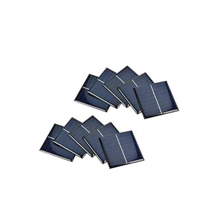 SP Electron Square Shape Mini Solar Panel 6V-100 mAh (70 x 70 x 03 mm) for DIY (Pack of 5) 