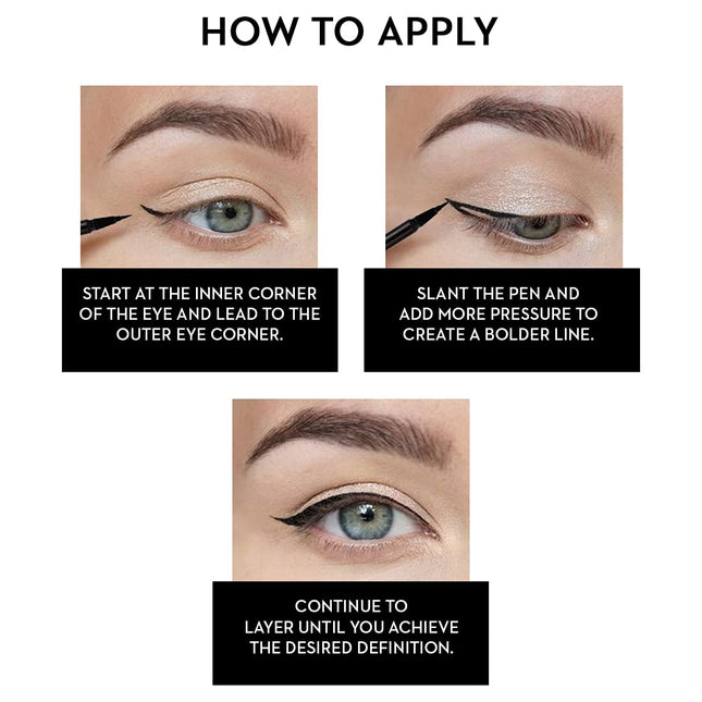 SUGAR Cosmetics Arrested For Overstay 100% Waterproof Eyeliner | Matte Finish - 01 I'll Be Black (Black Eyeliner) 