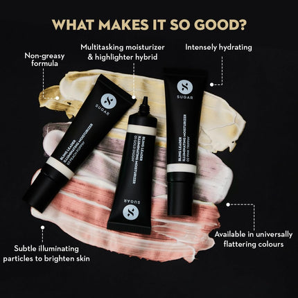 SUGAR Cosmetics Bling Leader Illuminating Moisturizer | Strobe Cream with Vitamin E | Lightweight | Protects against Pollution | 25ml - 02 Pink Trippin 