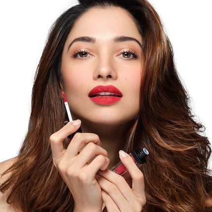 SUGAR Cosmetics Smudge Me Not Liquid Lipsticks for Women | Transferproof & Waterproof | Lasts 12+ Hours | Matte Lipstick | 4.5ml - 21 Aubergine Queen (Blackened Burgundy) 