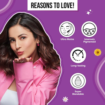 SUGAR POP Ultra HD Blush 01 Rose - 10 gms - Richly Pigmented | Ultra Matte | Blendable | Suits all skin tones 