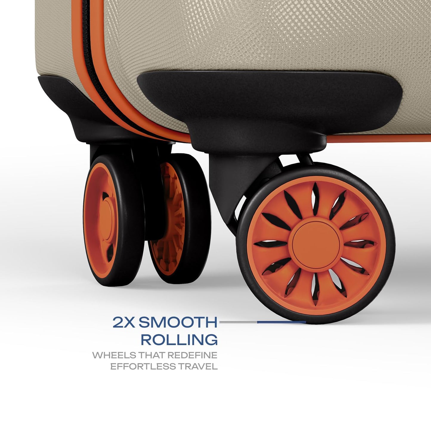 Safari Astra Neo 8 Wheels 76cm Large size Check-in Trolley Bag, Hard Case Polycarbonate, 360 Degree Wheeling Luggage for Men & Women, Travel Bag, Suitcase for Travel, Trolley Bag for Travel, Champagne 