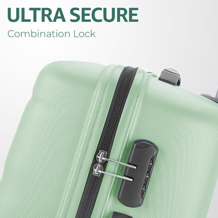 Safari Large Persia 8 Wheels 77cm Checkin Trolley Bag Hard case Polycarbonate 360 Degree Wheeling System Luggage, Travel Bag, Suitcase for Travel, Trolley Bags for Travel, Jade Green 