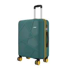 Safari Pentagon Neo 8 Wheels 66Cm Medium Checkin Trolley Bag Hard Case Polypropylene, 360 Degree Wheeling Luggage, Travel Bag, Suitcase for Travel, Trolley Bags for Travel, Sage Green