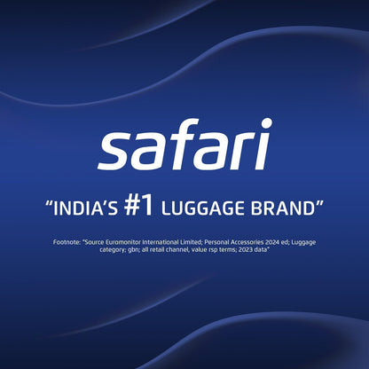Safari Polyproplyene Hard Shell Cairo 8 Wheels, 5 Years Warranty (Cabin & Check-in) Trolley Spinner Luggage Set of 3, 55Cm, 66Cm & 75Cm, Small, Medium, Large (SAGE Green) 