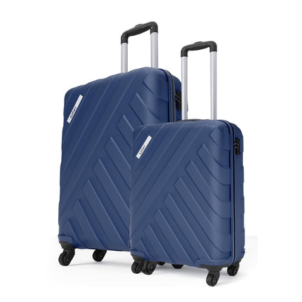 Safari Ray 55 Cms & 67 Cms Trolley Bag Hard Case Polycarbonate 4 Wheels 360 Degree Wheeling System Luggage, Travel Bag, Suitcase for Travel, Trolley Bags for Travel, Midnight Blue 