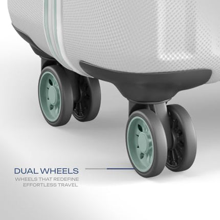 Safari Ray Neo 8 Wheels 77cm Large Size Check-in Trolley Bag, Hard Case Polycarbonate 360 Degree Wheeling Luggage for Men & Women, Travel Bag, Suitcase for Travel, Trolley Bags for Travel, Cloud Grey 