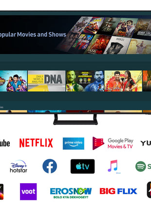 Samsung 108 cm (43 inches) 4K Ultra HD Smart LED TV UA43BU8570ULXL (Black) 