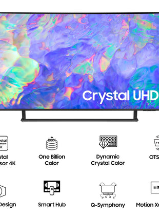 Samsung 108 cm (43 inches) 4K Ultra HD Smart LED TV UA43CU8570ULXL (Titan Grey) 