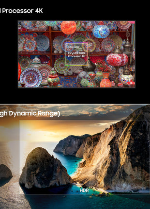 Samsung 108 cm (43 inches) 4K Ultra HD Smart LED TV UA43DU7000KLXL (Black) 