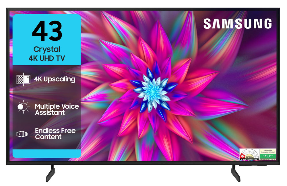 Samsung 108 cm (43 inches) Crystal 4K Vista Pro Ultra HD Smart LED TV UA43UE86AFULXL price under 30000
