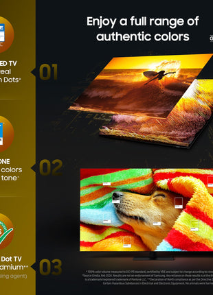 Samsung 108 cm (43 inches) Vision AI 4K Ultra HD Smart QLED TV QA43QEF1AULXL 