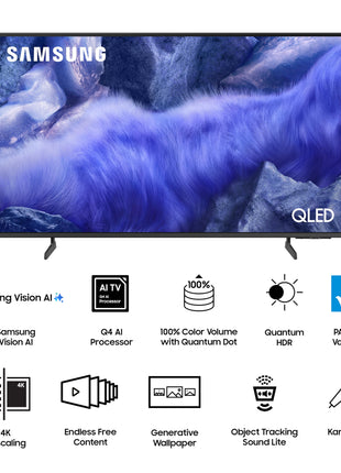 Samsung 108 cm (43 inches) Vision AI 4K Ultra HD Smart QLED TV QA43QEF1AULXL 