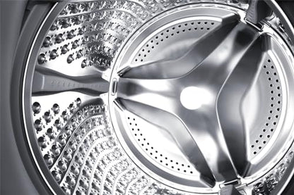 Samsung 11 kg, AI Control, Super Speed, Wi-Fi, Hygiene Steam with Inbuilt Heater, Digital Inverter, Fully-Automatic Front Load Washing Machine (WW11CG604DLBTL, BLACK CAVIAR) 