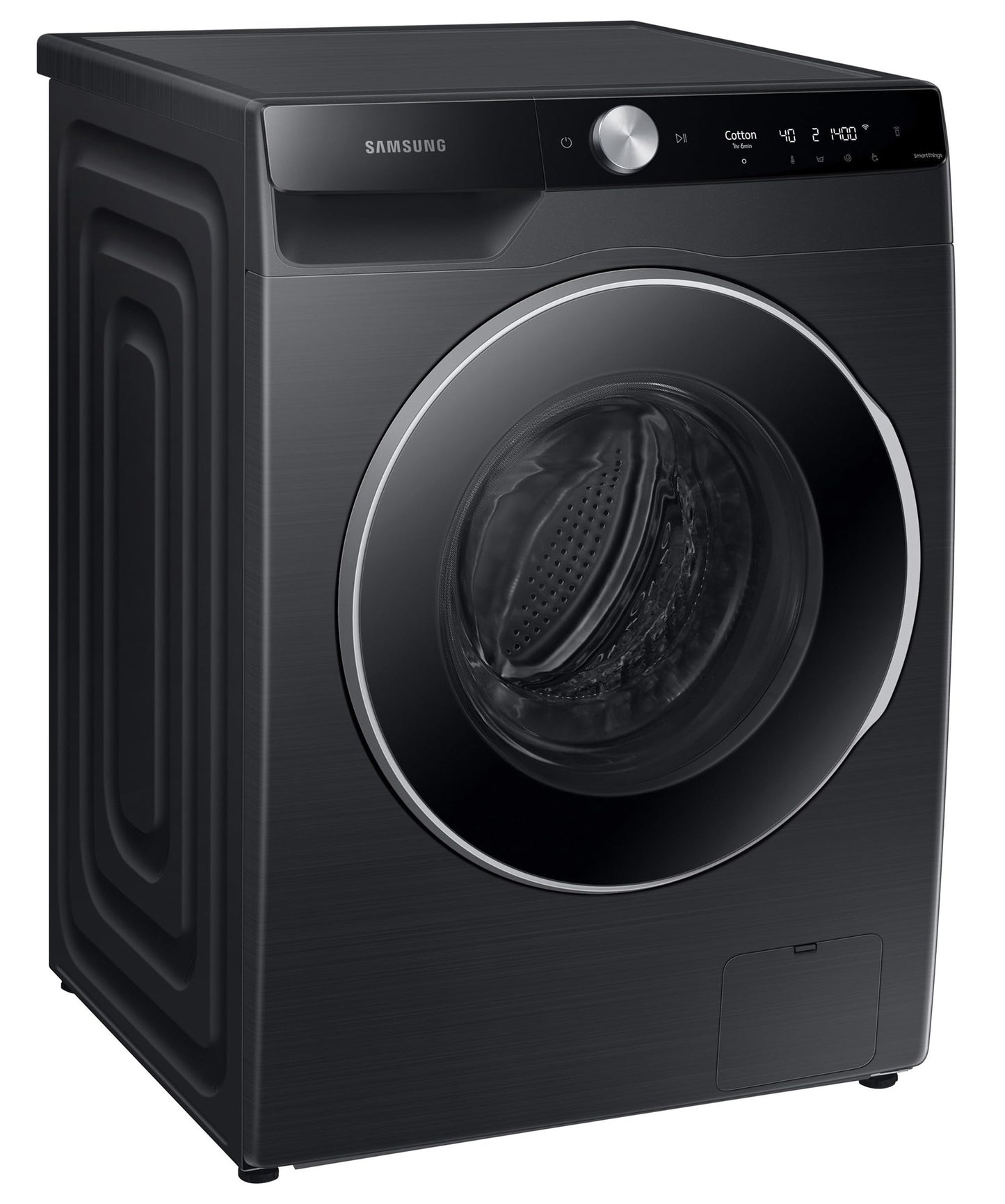 Samsung 11 kg, AI Control, Super Speed, Wi-Fi, Hygiene Steam with Inbuilt Heater, Digital Inverter, Fully-Automatic Front Load Washing Machine (WW11CG604DLBTL, BLACK CAVIAR) 