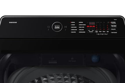 Samsung 12 Kg, 5 Star, AI Wash, Ecobubble, AI Energy Mode, AI VRT+, Super Speed, Soft Closing Door, Wi-Fi, Digital Inverter, Fully-Automatic Top Load Washing Machine (WA80F12S5CTL, Deep Charcoal) 