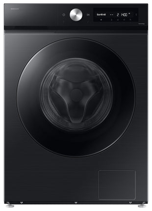 Samsung 12 kg, 5 Star, AI Control, Super Speed, Wi-Fi, Hygiene Steam with Inbuilt Heater, Digital Inverter, Fully-Automatic Front Load Washing Machine (WW12DB7B24GBTL, Black) 