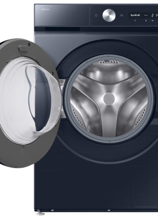 Samsung 12 kg, 5 Star, AI Control, Super Speed, Wi-Fi, Hygiene Steam with Inbuilt Heater, Digital Inverter, Fully-Automatic Front Load Washing Machine (WW12DB8B54GSTL, Navy) 