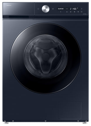 Samsung 12 kg, 5 Star, AI Control, Super Speed, Wi-Fi, Hygiene Steam with Inbuilt Heater, Digital Inverter, Fully-Automatic Front Load Washing Machine (WW12DB8B54GSTL, Navy) 
