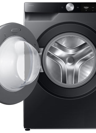 Samsung 12 kg, 5 Star, AI Control, Super Speed, Wi-Fi, Hygiene Steam with Inbuilt Heater, Digital Inverter, Fully-Automatic Front Load Washing Machine (WW12DG6B24ABTL, Black) 