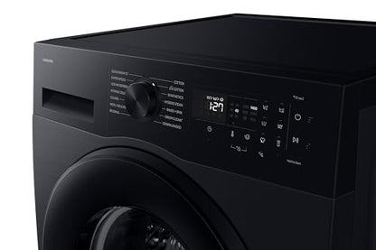 Samsung 12 kg, 5 Star, Super Speed, Wi-Fi, Hygiene Steam with Inbuilt Heater, Digital Inverter, Fully-Automatic Front Load Washing Machine (WW12DG5B24ABTL, Black) 