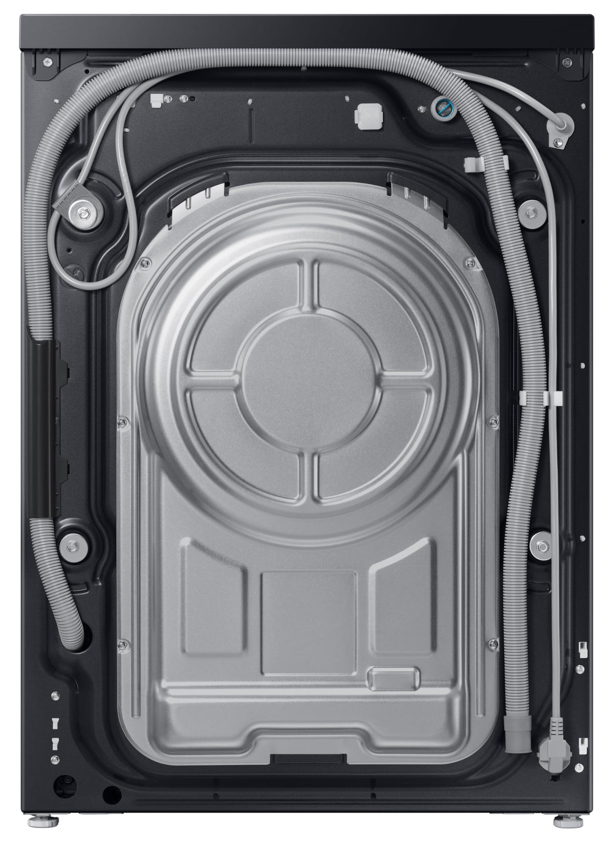 Samsung 12 kg (Wash) / 7 kg (Dry), 5 Star, AI EcoBubble, AI Control, AI Energy Mode, Air Wash, Hygiene Steam, Wi-Fi, Digital Inverter, Fully-Automatic Front Load Washer Dryer (WD12FB7B34GBTL, Black) 