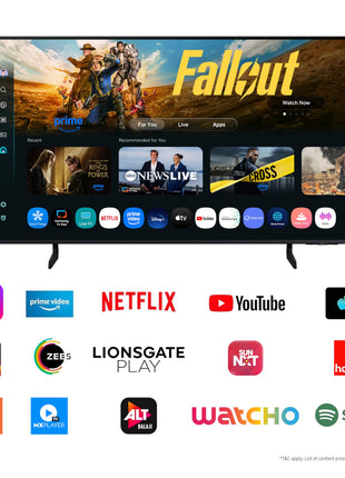 Samsung 138 cm (43 inches) 4K Ultra HD QLED Smart TV QA43Q8FAAULXL (Black) 
