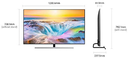Samsung 138 cm (55 Inches) 4K Ultra HD Smart QLED TV QA55Q80RAKXXL (Black) (2019 Model) 