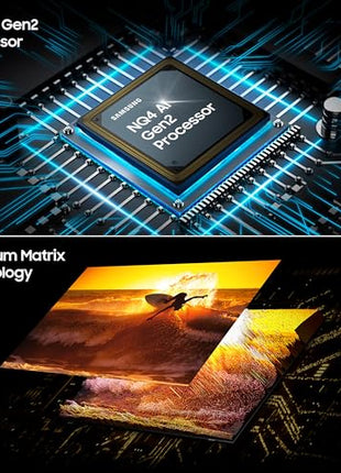 Samsung 138 cm (55 inches) 4K Ultra HD Mini LED AI Smart Neo-QLED TV QA55QN85DBULXL (Graphite Black) 