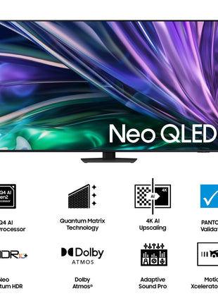 Samsung 138 cm (55 inches) 4K Ultra HD Mini LED AI Smart Neo-QLED TV QA55QN85DBULXL (Graphite Black) 