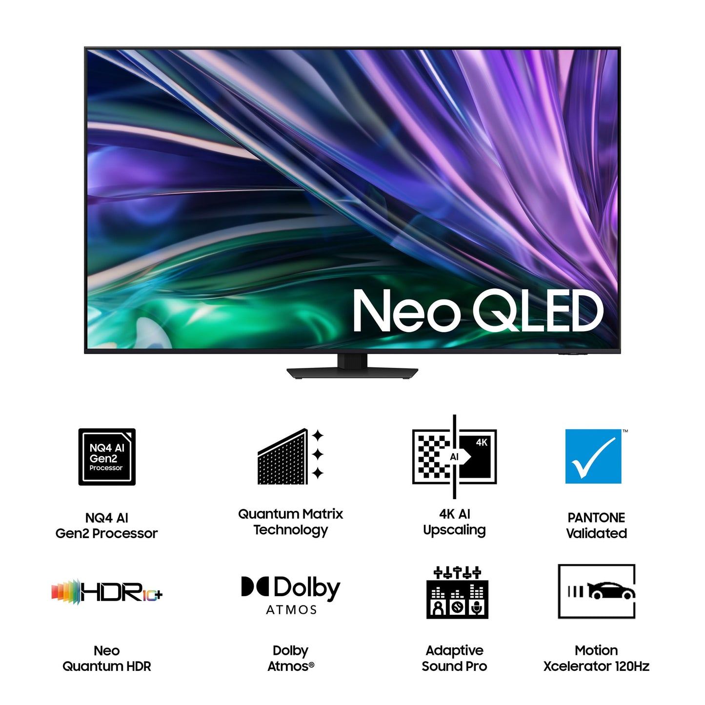 Samsung 138 cm (55 inches) 4K Ultra HD Mini LED AI Smart Neo-QLED TV QA55QN85DBULXL (Graphite Black) 