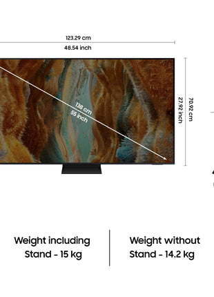 Samsung 138 cm (55 inches) 4K Ultra HD Mini-LED Neo-QLED Smart TV QA55QN70FAULXL 