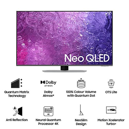 Samsung 138 cm (55 inches) 4K Ultra HD Smart Neo QLED TV QA55QN90CAKLXL (Carbon Silver) 