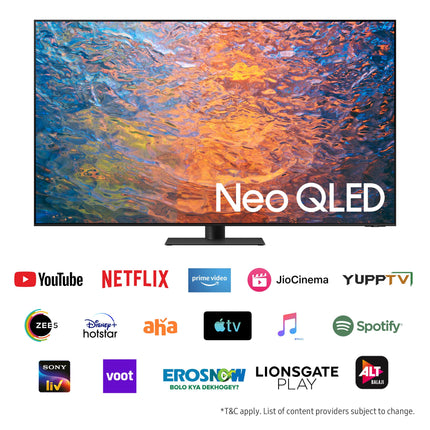 Samsung 138 cm (55 inches) 4K Ultra HD Smart Neo QLED TV QA55QN95CAKLXL (Slate Black) 