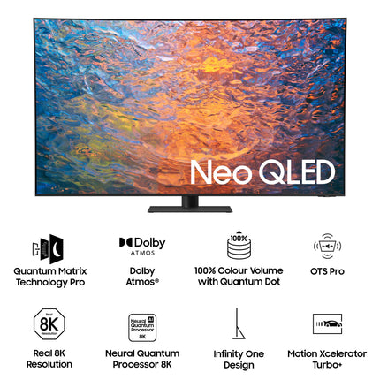 Samsung 138 cm (55 inches) 4K Ultra HD Smart Neo QLED TV QA55QN95CAKLXL (Slate Black) 