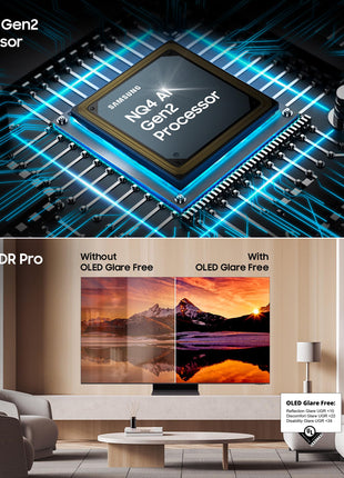 Samsung 138 cm (55 inches) 4K Ultra HD Smart OLED TV QA55S95DAULXL (Graphite Black) 