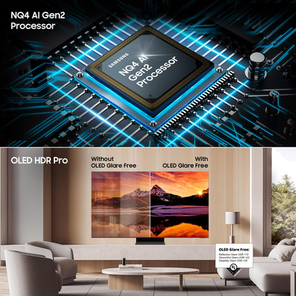 Samsung 138 cm (55 inches) 4K Ultra HD Smart OLED TV QA55S95DAULXL (Graphite Black) 