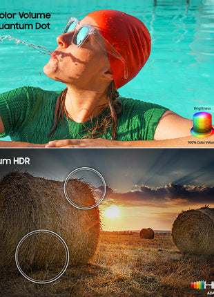 Samsung 138 cm (55 inches) 4K Ultra HD Smart QLED TV QA55Q70DAULXL (Titan Gray) 