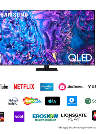 Samsung 138 cm (55 inches) 4K Ultra HD Smart QLED TV QA55Q70DAULXL (Titan Gray) 