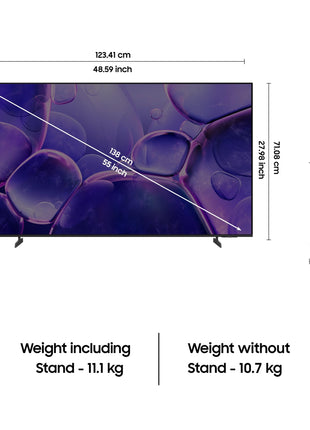 Samsung 138 cm (55 inches) Crystal 4K Ultra HD Smart LED TV UA55U8600FULXL (Black) 