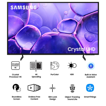 Samsung 138 cm (55 inches) Crystal 4K Ultra HD Smart LED TV UA55U8600FULXL (Black) 