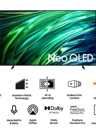 Samsung 138 cm (55 inches) Neo QLED 4K QNX1D Series QLED AI Smart TV QA55QNX1DAULXL (Graphite Black) 