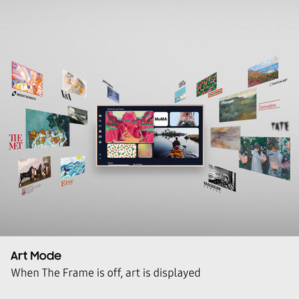 Samsung 138 cm (55 inches) The Frame Series 4K Ultra HD Smart QLED TV QA55LS03FAULXL 