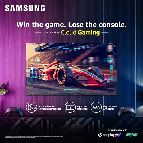 Samsung 163 cm (65 inches) 4K Ultra HD Mini LED AI Smart Neo-QLED TV QA65QN90DAULXL (Carbon Silver) 