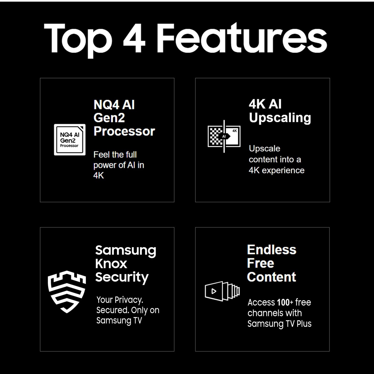 Samsung 163 cm (65 inches) 4K Ultra HD Mini LED AI Smart Neo-QLED TV QA65QN90DAULXL (Carbon Silver) 